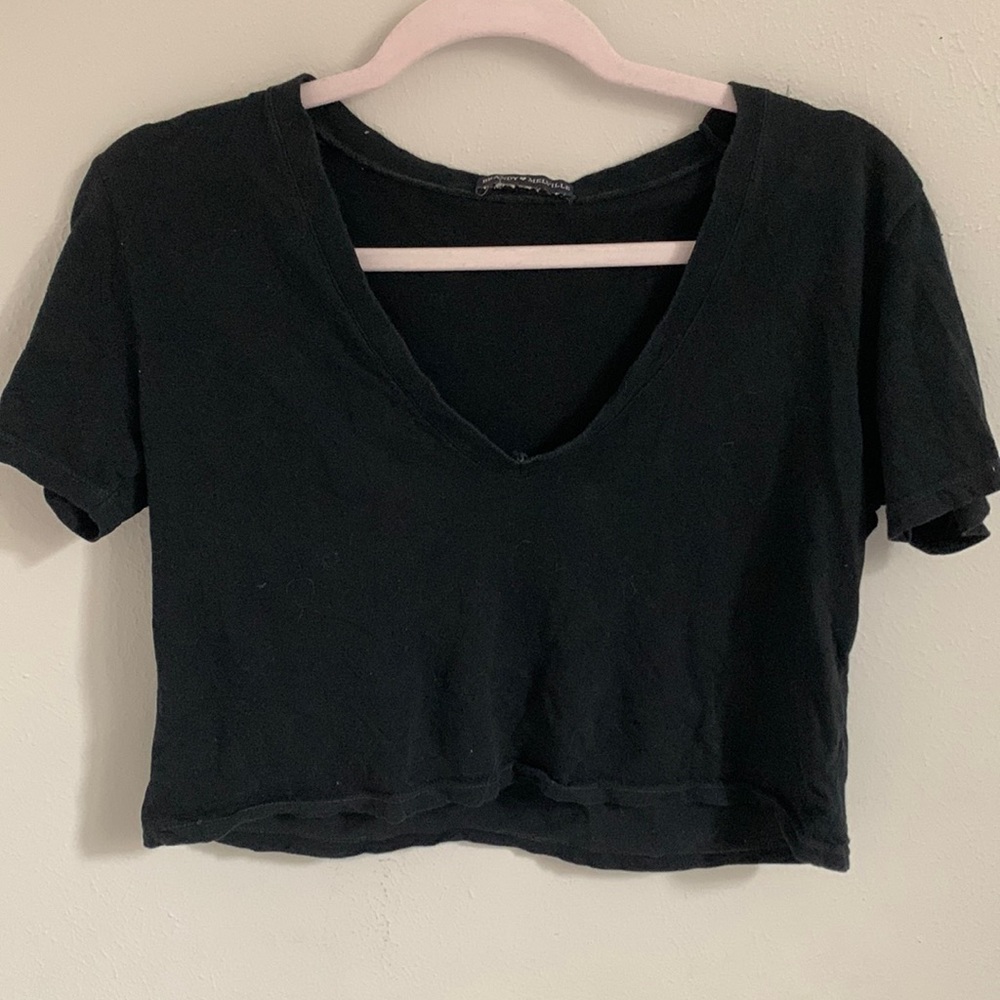 Brandy Basic Black Tee
